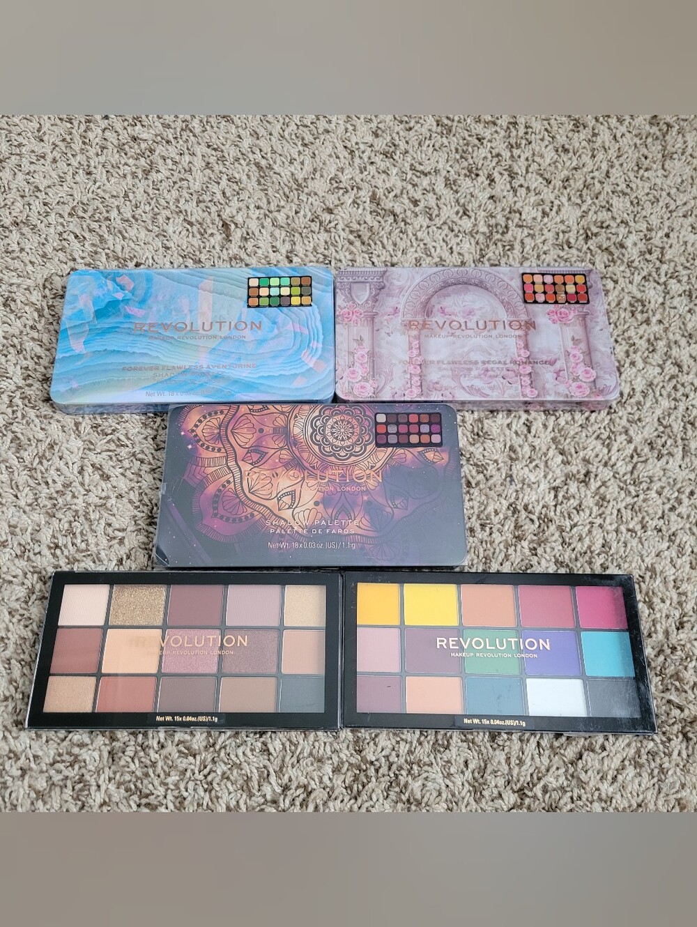 Makeup Revolution Eyeshadow Palette Bundle Lot Set